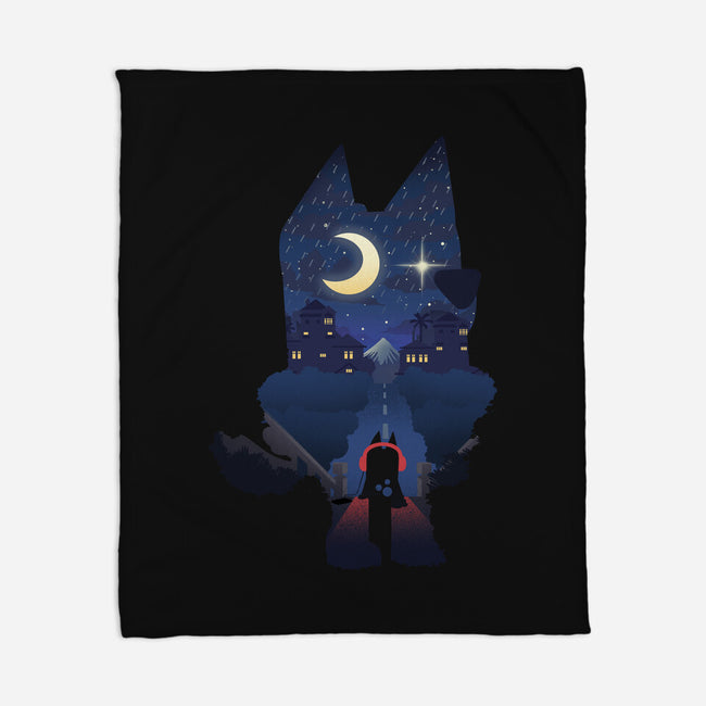 Bluey Night-None-Fleece-Blanket-dandingeroz