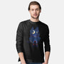 Bluey Night-Mens-Long Sleeved-Tee-dandingeroz