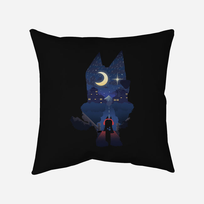 Bluey Night-None-Removable Cover-Throw Pillow-dandingeroz