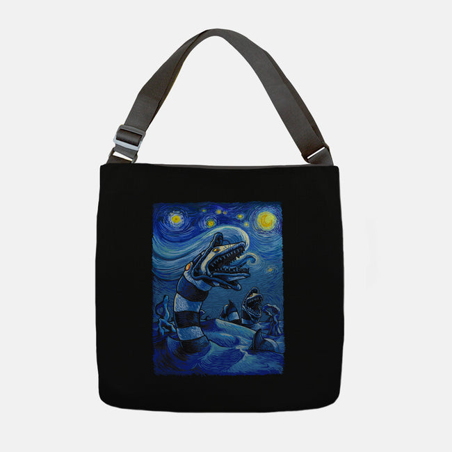 Starry Saturn-None-Adjustable Tote-Bag-daobiwan