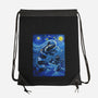 Starry Saturn-None-Drawstring-Bag-daobiwan