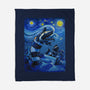 Starry Saturn-None-Fleece-Blanket-daobiwan