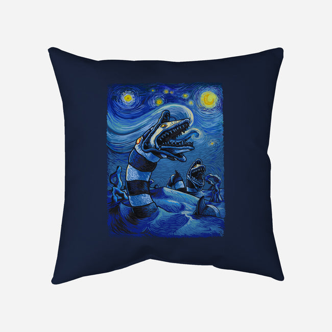 Starry Saturn-None-Non-Removable Cover w Insert-Throw Pillow-daobiwan