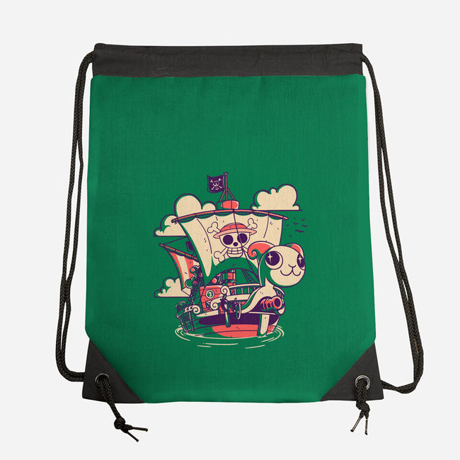 Straw Hat Ship-None-Drawstring-Bag-estudiofitas