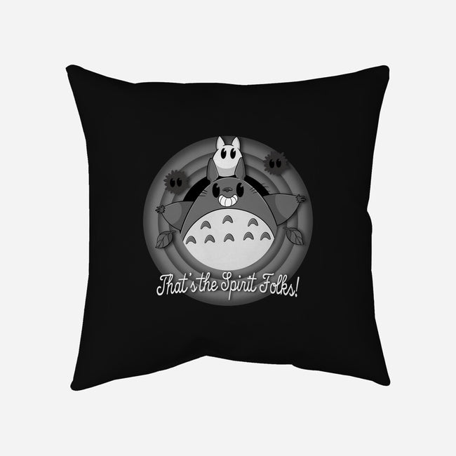 That’s The Spirit Folks-None-Removable Cover-Throw Pillow-Tri haryadi