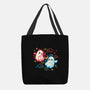 Angel Devil Ghosts-None-Basic Tote-Bag-NemiMakeit