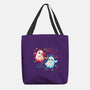 Angel Devil Ghosts-None-Basic Tote-Bag-NemiMakeit