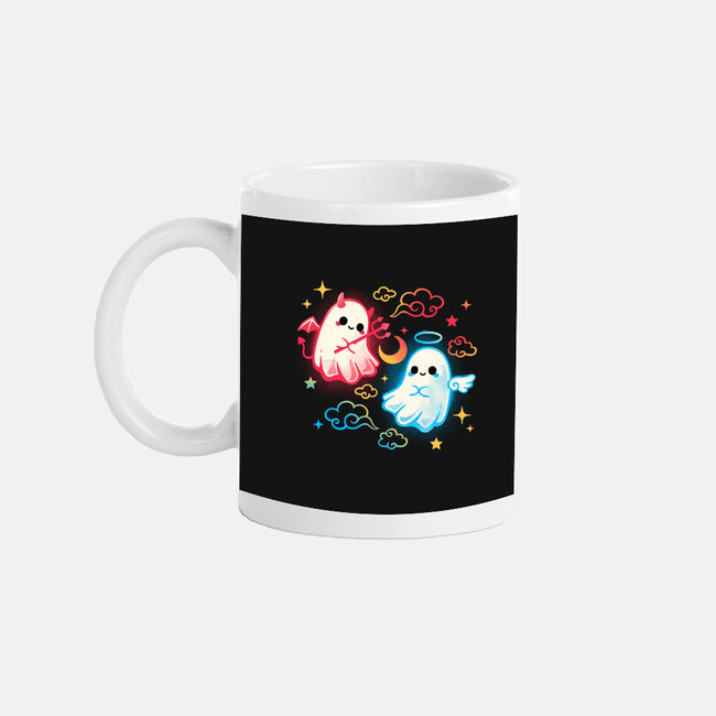 Angel Devil Ghosts-None-Mug-Drinkware-NemiMakeit