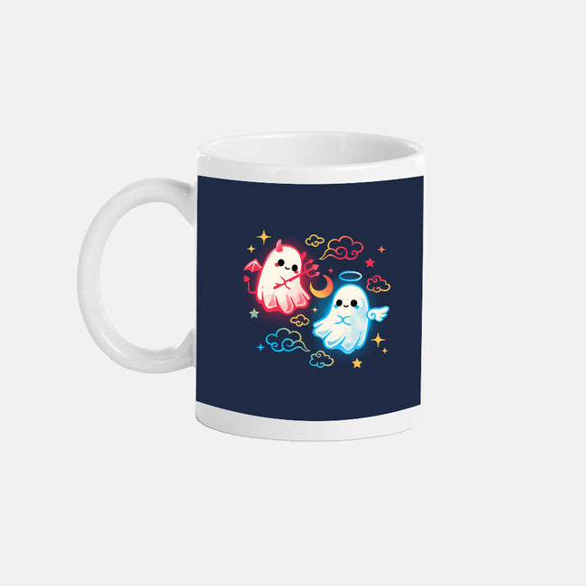 Angel Devil Ghosts-None-Mug-Drinkware-NemiMakeit