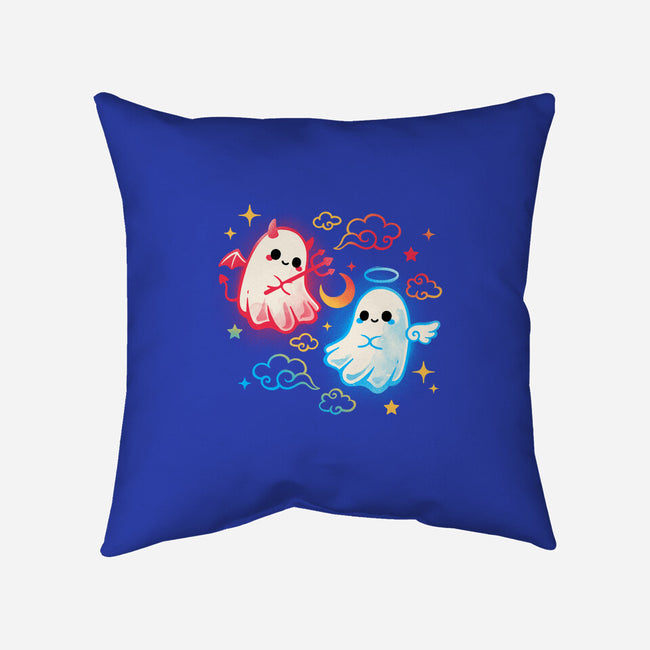 Angel Devil Ghosts-None-Non-Removable Cover w Insert-Throw Pillow-NemiMakeit