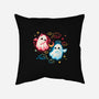 Angel Devil Ghosts-None-Removable Cover-Throw Pillow-NemiMakeit