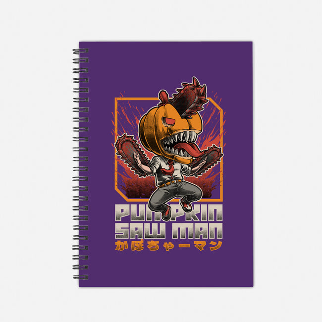 Pumpkin Saw Halloween-None-Dot Grid-Notebook-Studio Mootant