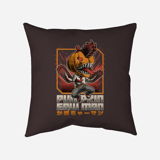Pumpkin Saw Halloween-None-Removable Cover w Insert-Throw Pillow-Studio Mootant