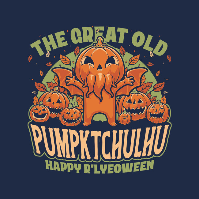 Pumpkin Cthulhu Halloween-None-Memory Foam-Bath Mat-Studio Mootant