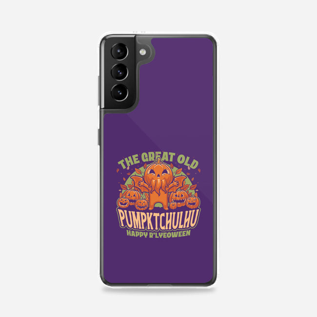 Pumpkin Cthulhu Halloween-Samsung-Snap-Phone Case-Studio Mootant