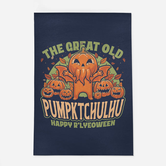 Pumpkin Cthulhu Halloween-None-Indoor-Rug-Studio Mootant
