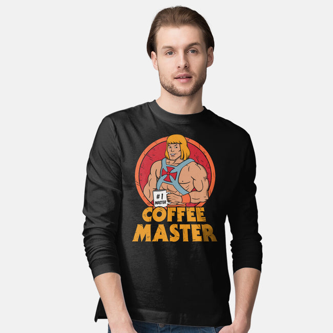 He-Man Coffee Master-Mens-Long Sleeved-Tee-Melonseta