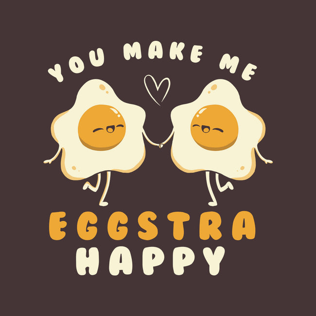 You Make Me Eggstra Happy-Unisex-Crew Neck-Sweatshirt-tobefonseca