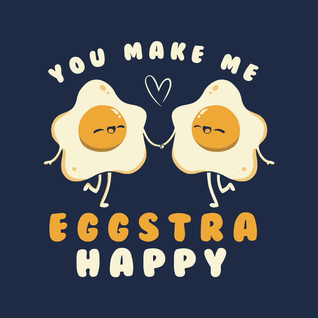 You Make Me Eggstra Happy-Womens-Racerback-Tank-tobefonseca