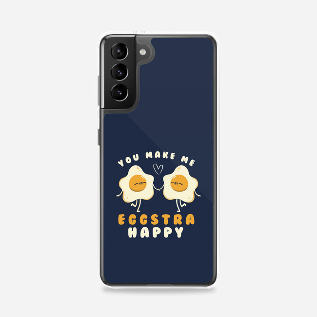 You Make Me Eggstra Happy-Samsung-Snap-Phone Case-tobefonseca