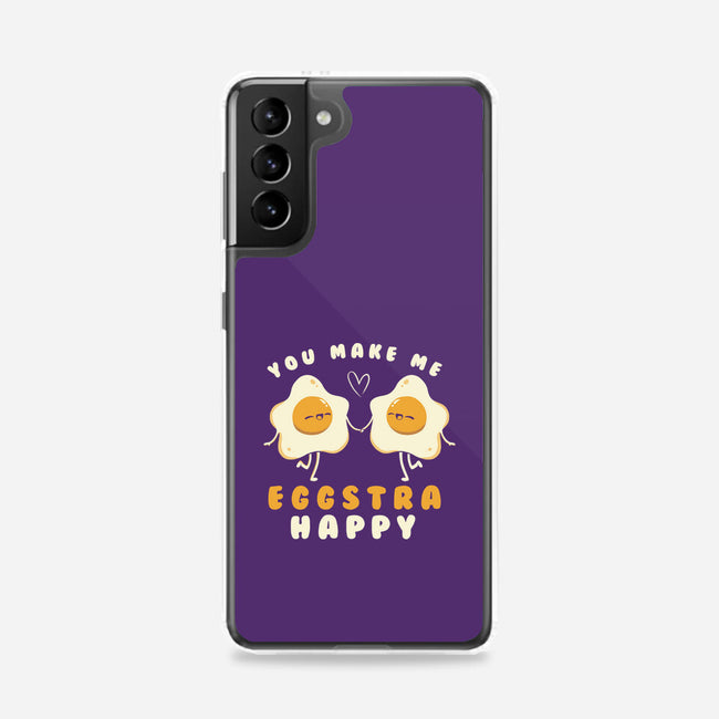 You Make Me Eggstra Happy-Samsung-Snap-Phone Case-tobefonseca