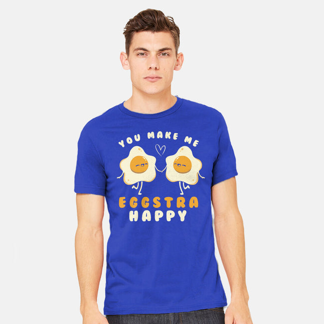 You Make Me Eggstra Happy-Mens-Heavyweight-Tee-tobefonseca