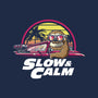 Slow And Calm-Womens-Racerback-Tank-Olipop