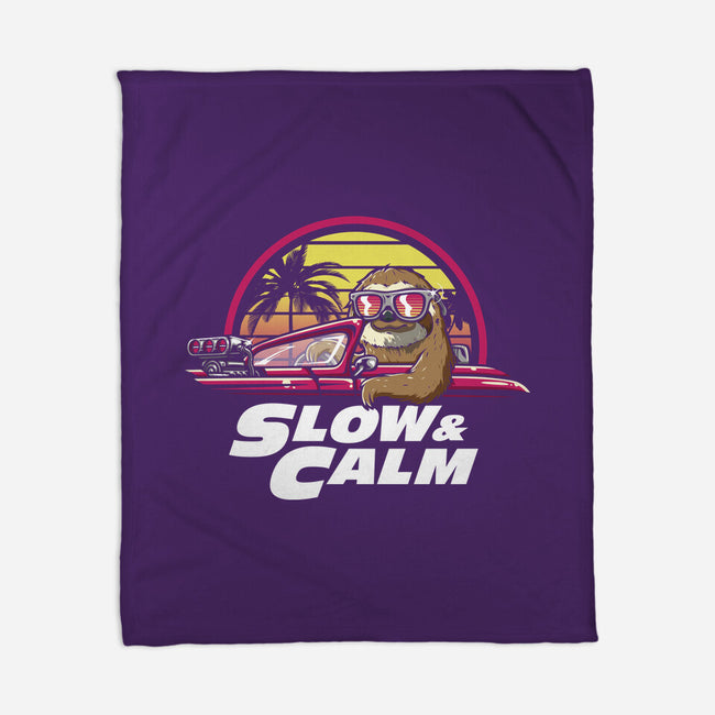 Slow And Calm-None-Fleece-Blanket-Olipop