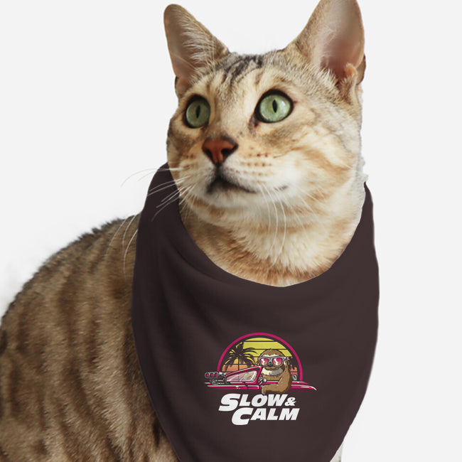 Slow And Calm-Cat-Bandana-Pet Collar-Olipop