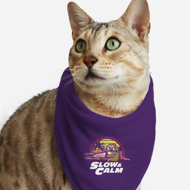 Slow And Calm-Cat-Bandana-Pet Collar-Olipop