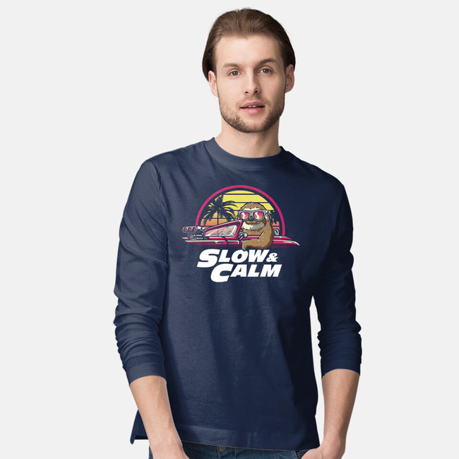 Slow And Calm-Mens-Long Sleeved-Tee-Olipop