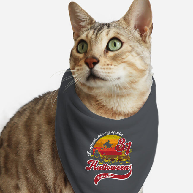 Be Afraid-Cat-Bandana-Pet Collar-DrMonekers