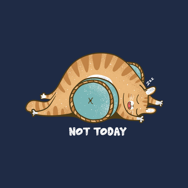 Not Today Cat-Womens-V-Neck-Tee-turborat14