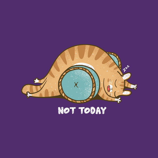 Not Today Cat-Womens-Basic-Tee-turborat14