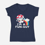 I'm A Fun Guy-Womens-V-Neck-Tee-NemiMakeit