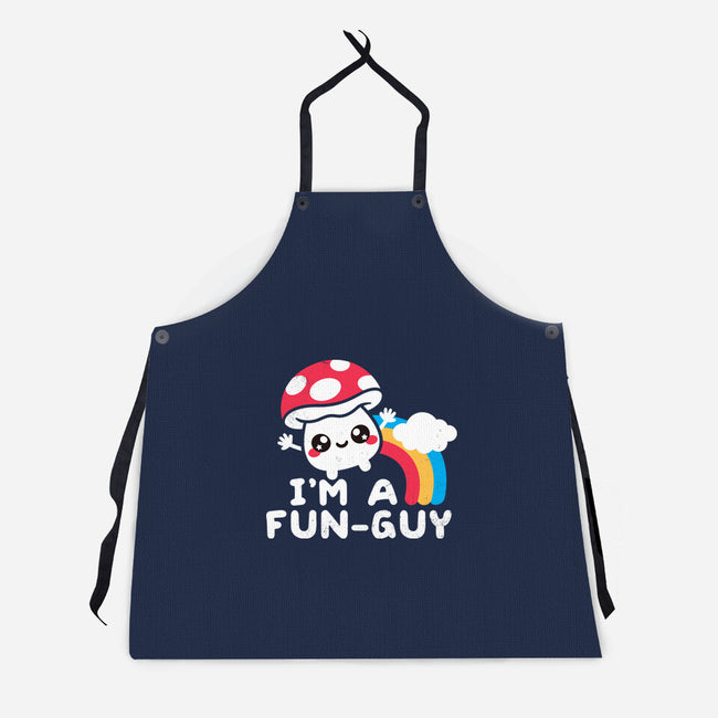 I'm A Fun Guy-Unisex-Kitchen-Apron-NemiMakeit