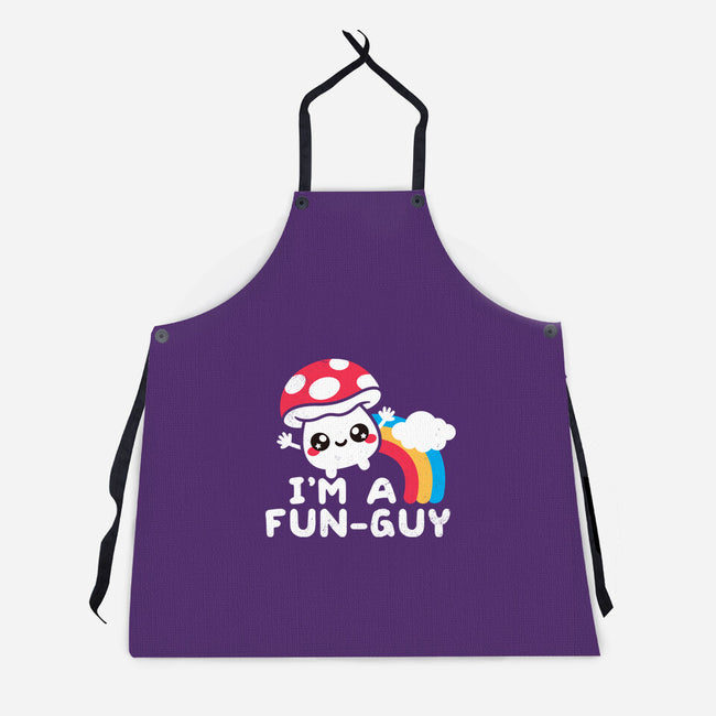 I'm A Fun Guy-Unisex-Kitchen-Apron-NemiMakeit