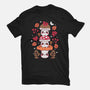 Mushrooms Embroidery Patch-Mens-Basic-Tee-NemiMakeit