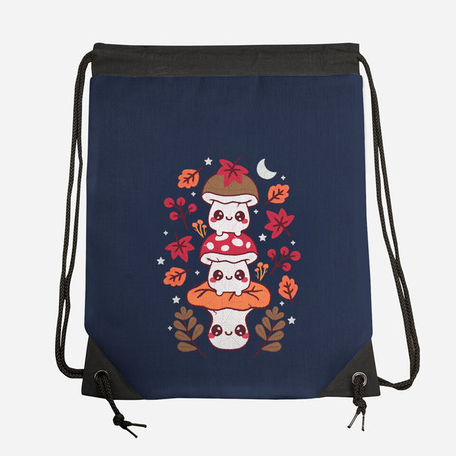 Mushrooms Embroidery Patch-None-Drawstring-Bag-NemiMakeit