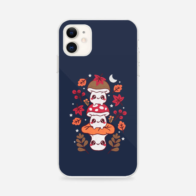 Mushrooms Embroidery Patch-iPhone-Snap-Phone Case-NemiMakeit