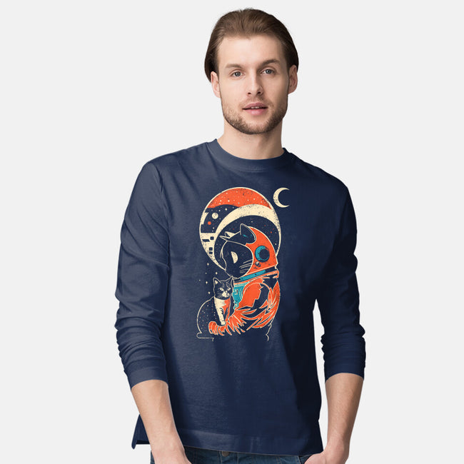 Astro Cat-Mens-Long Sleeved-Tee-turborat14