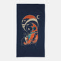 Astro Cat-None-Beach-Towel-turborat14