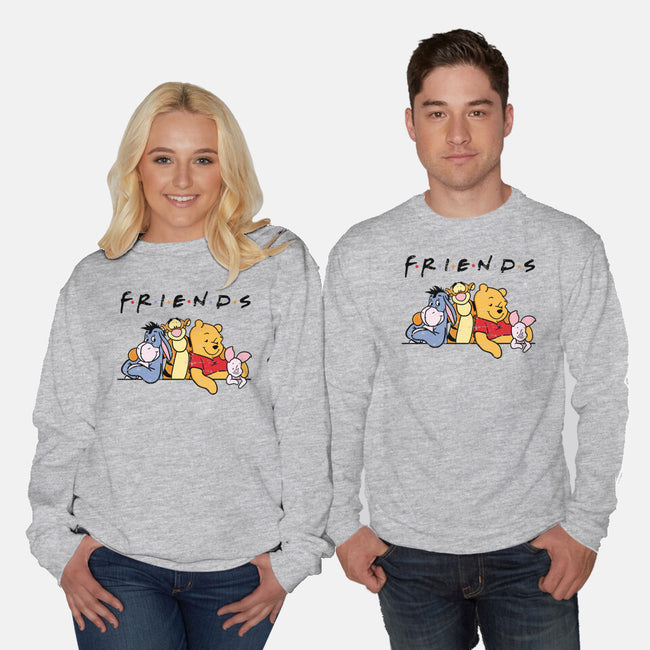 Animal Friends-Unisex-Crew Neck-Sweatshirt-turborat14