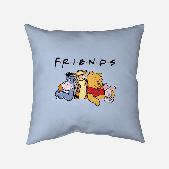 Animal Friends-None-Removable Cover-Throw Pillow-turborat14
