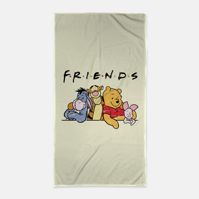 Animal Friends-None-Beach-Towel-turborat14