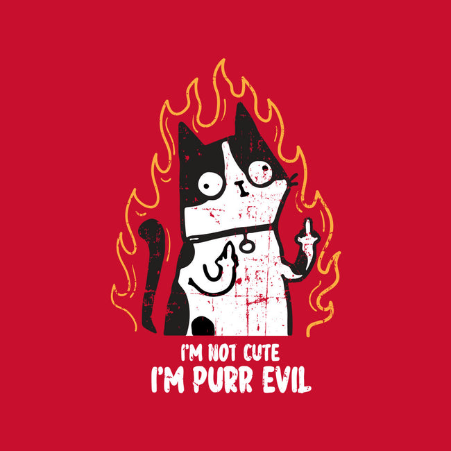 I'm Purr Evil-None-Zippered-Laptop Sleeve-turborat14