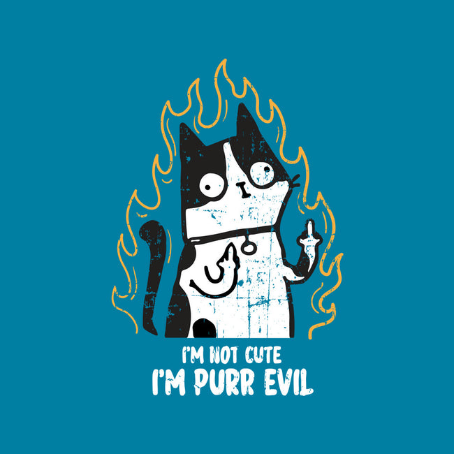 I'm Purr Evil-None-Beach-Towel-turborat14