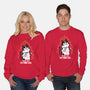 I'm Purr Evil-Unisex-Crew Neck-Sweatshirt-turborat14