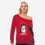 I'm Purr Evil-Womens-Off Shoulder-Sweatshirt-turborat14