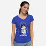 I'm Purr Evil-Womens-V-Neck-Tee-turborat14